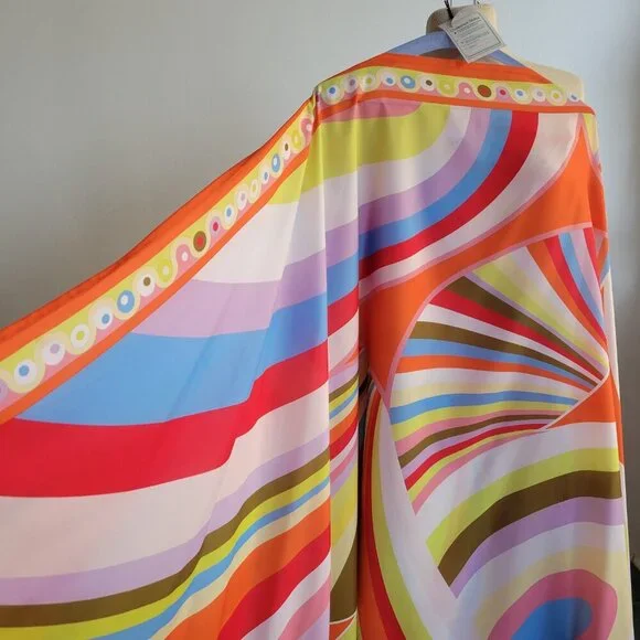 Korean BSY Handmade Multicolor Draped Wide-Width Women’s Kaftan (One Size) - Picture 5 of 12